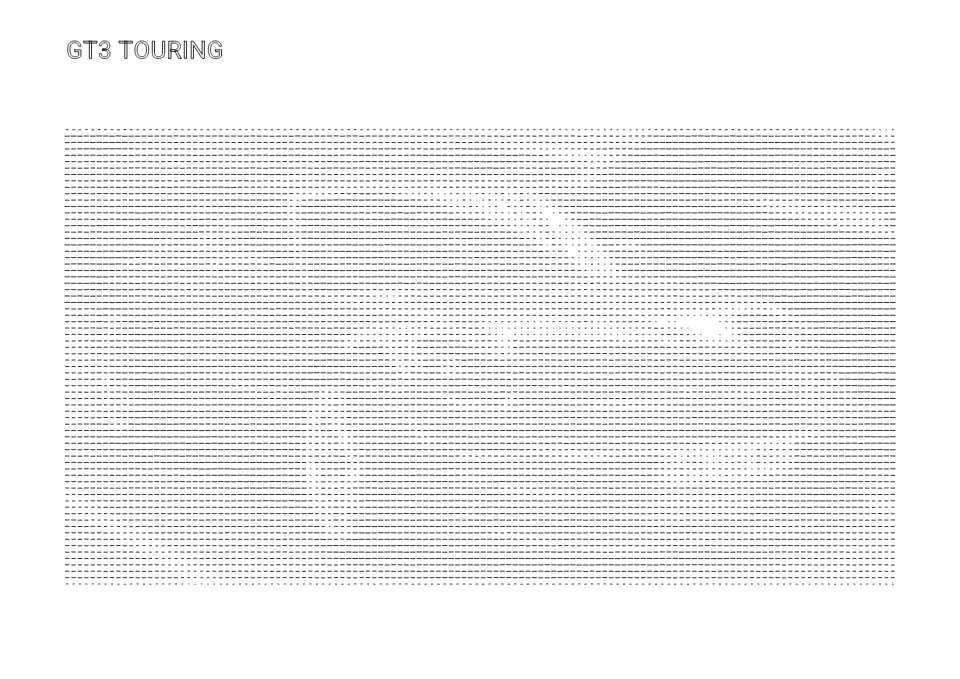 911 GT3 Touring pen drawing