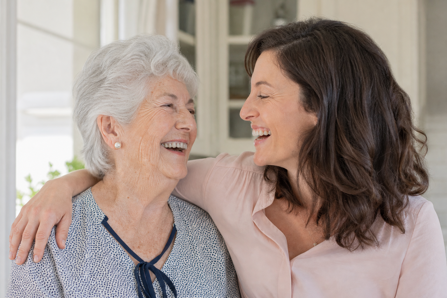 Original photograph of two generations together